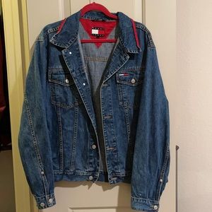 Tommy Hilfiger Vintage Denim Jacket Size Large
